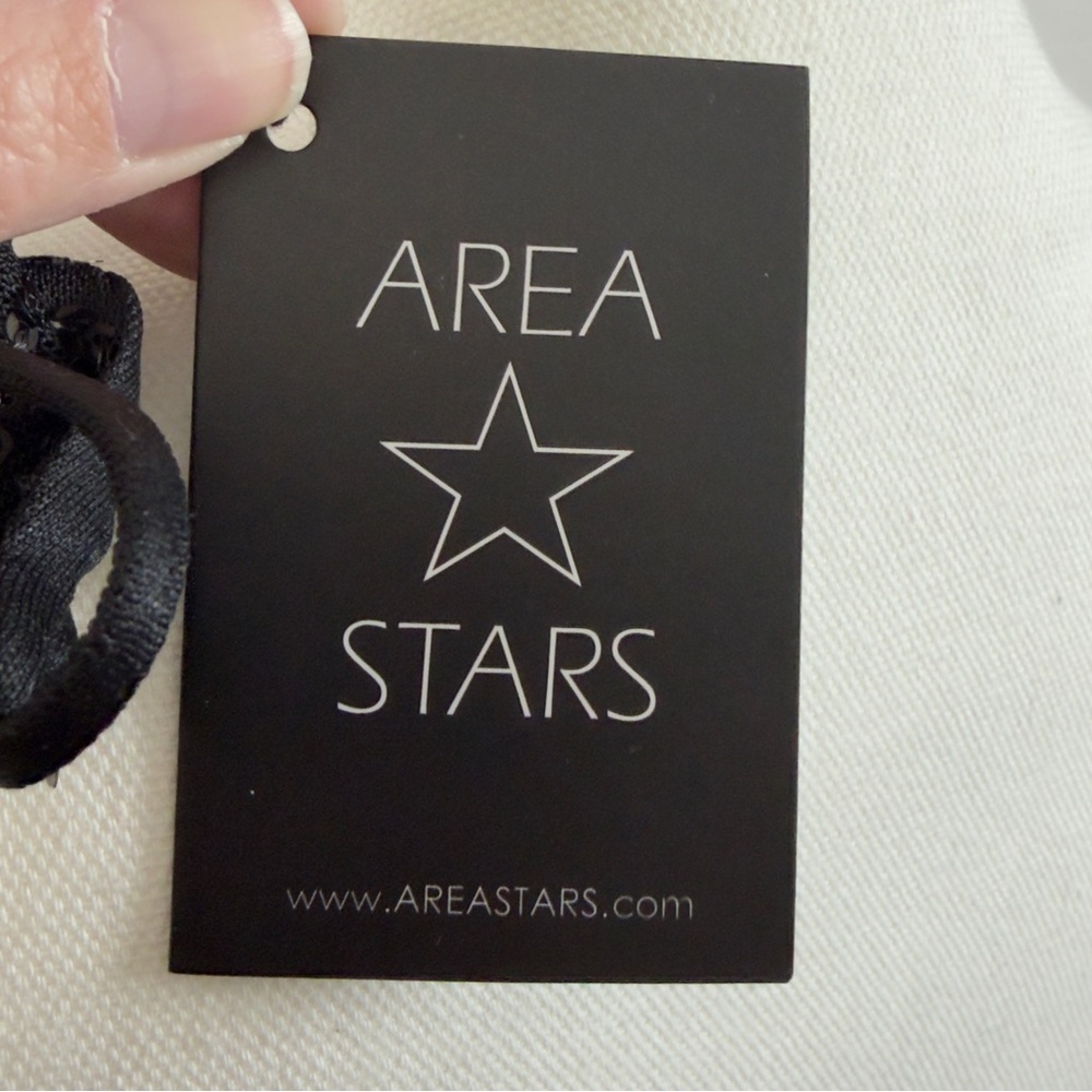 Area Stars Sequin Midi Dress Black Surplus Neckline Sleeveless Cocktail‎ L NEW - Picture 13 of 16